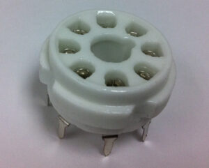 8pinpc-1 8PINPC 8 Pin Octal Style Tube Socket with Ceramic Mount