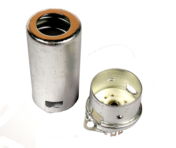 9PINF 9 Pin Tube Socket - Image 1