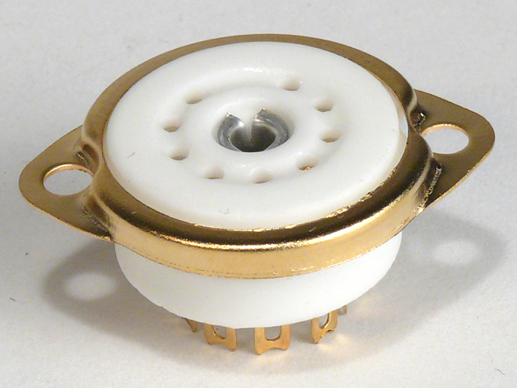 9PING 9 Pin Miniature Tube Socket - Image 1