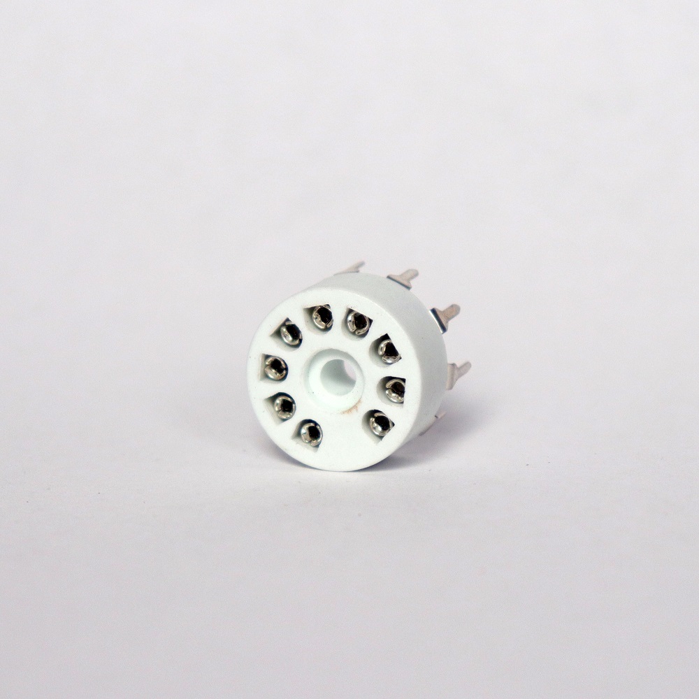 9PINPC2 9 Pin Ceramic Tube Socket - Image 1