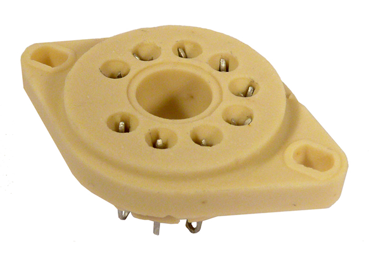 9PINX 9 Pin Novar Tube Sock for 6PI45C - Image 1