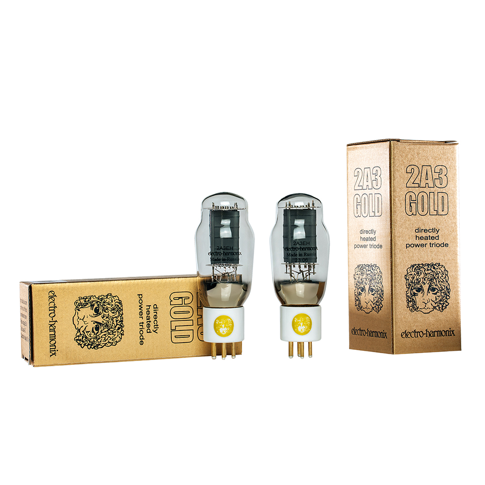 Electro-Harmonix Gold 2A3 Gold Grids - Platinum Matched - Image 1